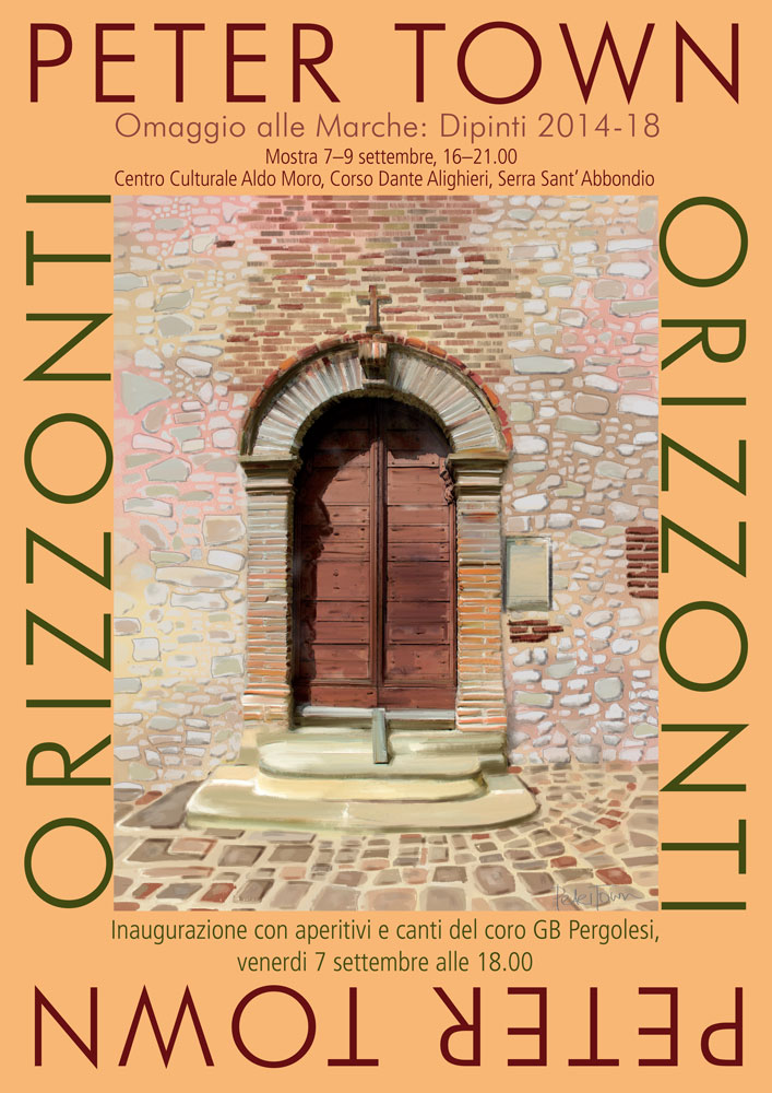 ORIZZONTI poster for exhibition