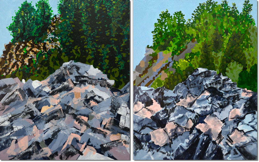 Paintings of rocks